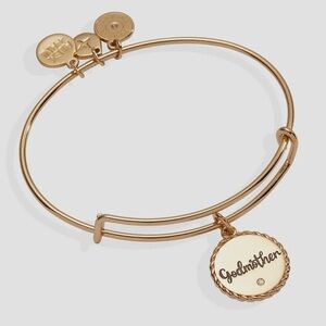 Gold Goodmother Bangle Bracelet- Alex and Ani